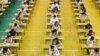 Armenia - High school students in Yerevan pass graduation exams, 6Jun2017.