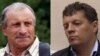 Ukrainian journalists Mykola Semena (left) and Roman Sushchenko (file phioto)