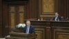Armenia - Judge Davit Balayan answers questions from parliament deputies, Yerevan, February 28, 2024.
