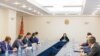 Președinta Maia Sandu și reprezentanții mai multor partide politice, în discuții la președinție, 28 iunie 2023. 