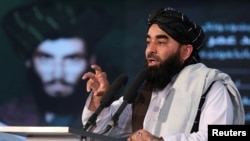 ذبیح الله مجاهد سخنگوی حکومت طالبان