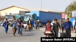 تصویر آرشیف: روند برگشت افغانهای مهاجر از ایران به افغانستان