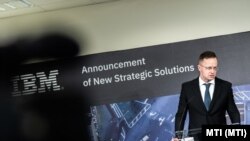 A kép illusztráció, az IBM székesfehérvári telephelyén készült Székesfehérvár, 2020. november 30-án