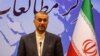 IRAN - Iran's Foreign Minister Hossein Amir-Abdollahian gives a joint press conference with Oman's Foreign Minister after their meeting in Tehran on July 17, 2023. 