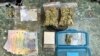 Canabis, bani și telefoane găsite într-o razie a procurorilor DIICOT și Poliției Române.