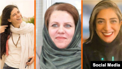 مهرنوش زارعی٬‌ سعیده شفیعی و نسیم سلطان بیگی