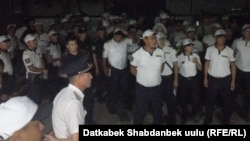 ЖКККБнын Оштогу бөлүмүнүн нааразылыкка чыккан кызматкерлери, 28-июль, 2023-жыл.