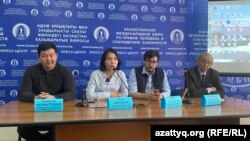 Мәжіліс және мәслихат депутаттығына өз-өзін ұсынған кандидаттар сайлауды мойындамайтынын мәлімдеді. Алматы, 2023 жылғы 20 наурыз.