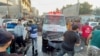 O ambulanță a fost lovită vineri în orașul Gaza. Armata israeliană a recunoscut atacul spunând că în ea se aflau militanți Hamas. 