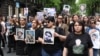 Акция протеста родителей погибших военнослужащих у здания Генпрокуратуры Армении, Ереван, 26 апреля 2022 г.