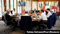 Ուկրաինայի նախագահ Վլադիմիր Զելենսկին տեսակապով մասնակցում է Մեծ 7-ի գագաթնաժողովին, արխիվ