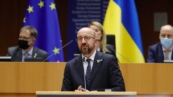Charles Michel Brüsszelben 2022. március 1-jén