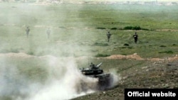 Armenia/Nagorno Karabakh - Karabakh Armenian forces hold military exercises, undated