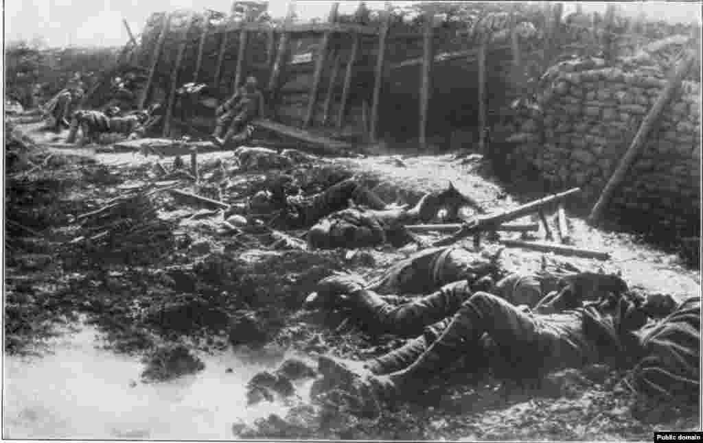 Formellesde german gaz hüjüminden soň britanlaryň ýerleşen ýeri, 19-njy iýul, 1916.