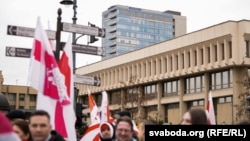 Беларускі мітынг у Вільні. 25 сакавіка 2025 году