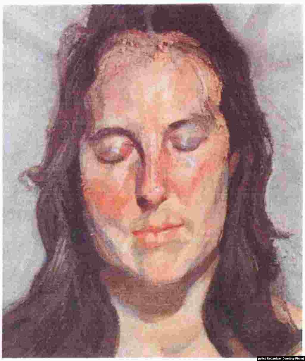 "Woman with Eyes Closed" by Lucian Freud, 2002