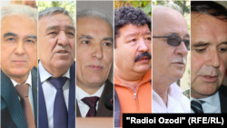 Некоторые фигуранты дела о попытке госпереворота: Саидджафар Усмонзода, Акбаршо Искандаров, Хамрохон Зарифи, Шокирджон Хакимов, Ахмадшо Комилзода и Абдулфайз Атои