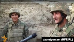 Հայ զինվորները շփման գծում, մայիս, 2016թ
