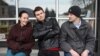 Mladi glumci iz Srebrenice: Nikolina Gagić, Senad Đananović i Ademir Muharemović