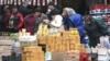 Armenia - A street market in Yerevan.