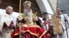 Архивска фотографија: Архиепископот на МПЦ г.г. Стефан на прославата на Бадник во соборниот храм Свети Климент Охридски во Скопје на 6 јануари 2013