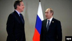 Дэвид Кэмерон и Владимир Путин