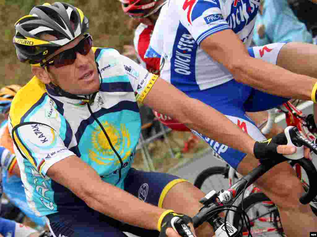 SAD - Lance Armstrong, Tour de France, 2009. Foto: EPA / Ian Langsdon
