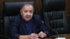 Armenia - Aghvan Vartanian, a parliament deputy from the opposition Hayastan alliance, speaks at a news conference in Yerevan, November18, 2024.
