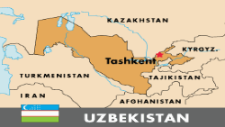 Өзбекстандын саясый картасы