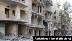 Алеппо. Так выглядят многие кварталы города после продолжительных и интенсивных бомбардировок. 