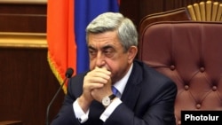 Бывший президент Армении Серж Саргсян (архив)