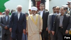 محمدجواد ظریف، وزیر خارجه ایران و سلطان قابوس، پادشاه عمان