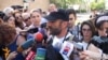 «Սասնա ծռեր» զինված խմբի անդամների մամլո ասուլիսը ՊՊԾ գնդի չեզոք տարածքում, 23-ը հուլիսի, 2016 թ․ 