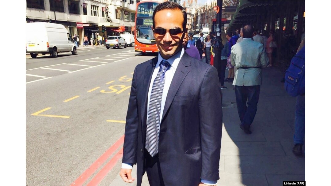George Papadopoulos poses in London in a photo taken from his LinkedIn account.