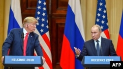 Дональд Трамп жана Владимир Путин. Архив сүрөт. 2018-жыл. 