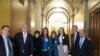 US/Armenia - An Armenian parliamentary delegation, including Standing Foreign Relations Commission Chairman Armen Ashotian (second from left), meeting with Congressional Armenian Caucus leadership in Capitol Hill, Washington,07Mar,2018
