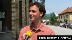 Stefan Milić, član Omladinskog savjeta iz Milića, nosilac priznanja 'Evropski mladi aktivista', Srebrenica, 08. jun 2011.
