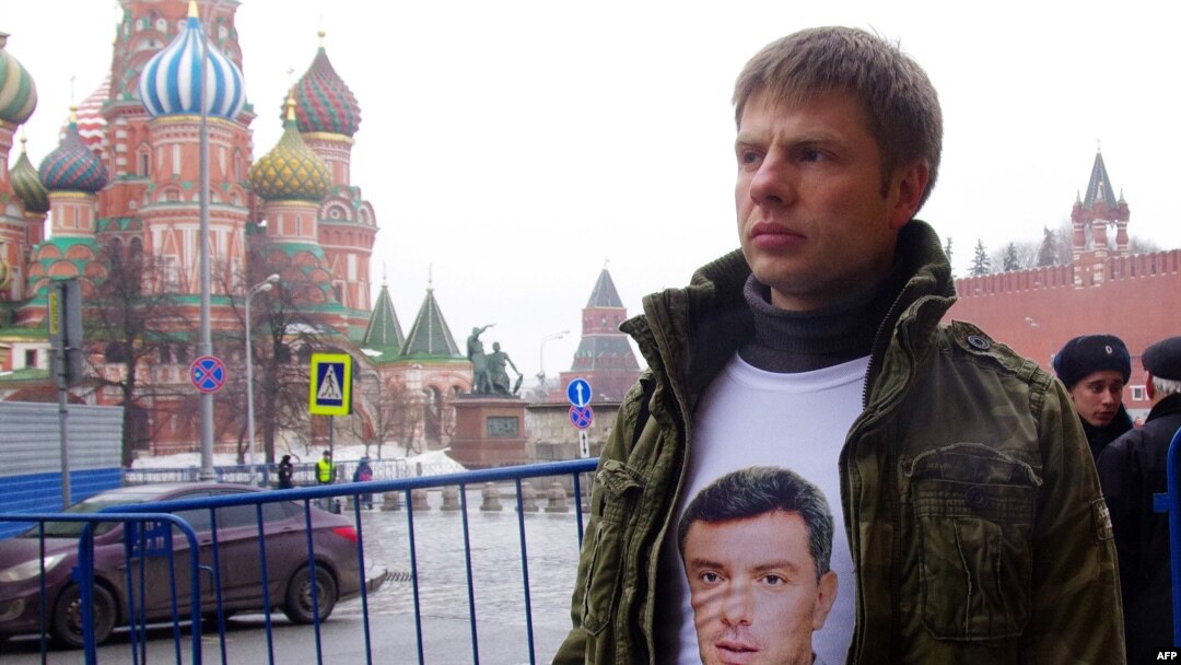 Oleksiy Honcharenko in Moscow in March 2015