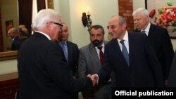 Բակո Սահակյանի հանդիպումը Ֆրանկ-Վալտեր Շտայնմայերի հետ, Երևան, 30-ը հունիսի, 2016 թ․