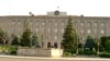 Nagorno-Karabakh - The main government building in Stepanakert, 8Jul2011.