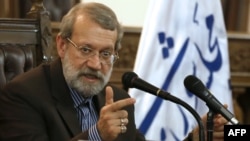 علی لاریجانی، رئیس مجلس.