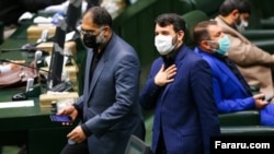 حجت عیدالملکی در یکی از نشست‌های مجلس شورای اسلامی