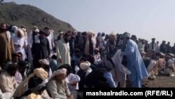 Residents of the Janikhel area launched a sit-in protest more than three weeks ago after tribal elder Malik Naseeb Khan was killed.