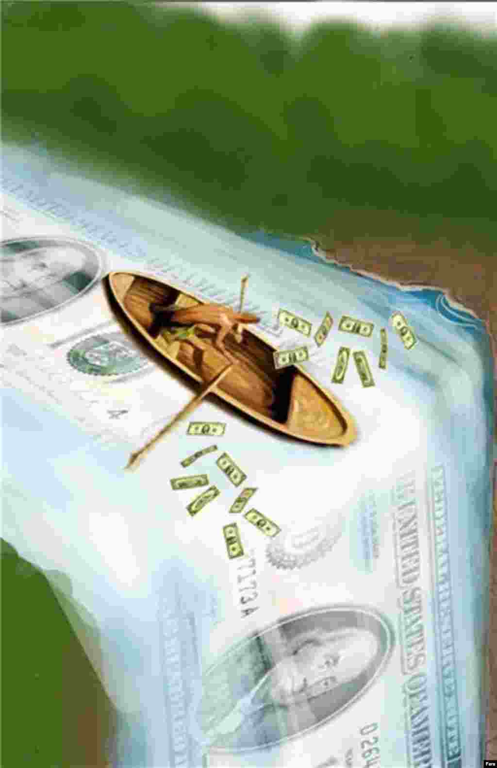 Iranian illustrator Bahman Jalali Nokandeh submitted this effort.