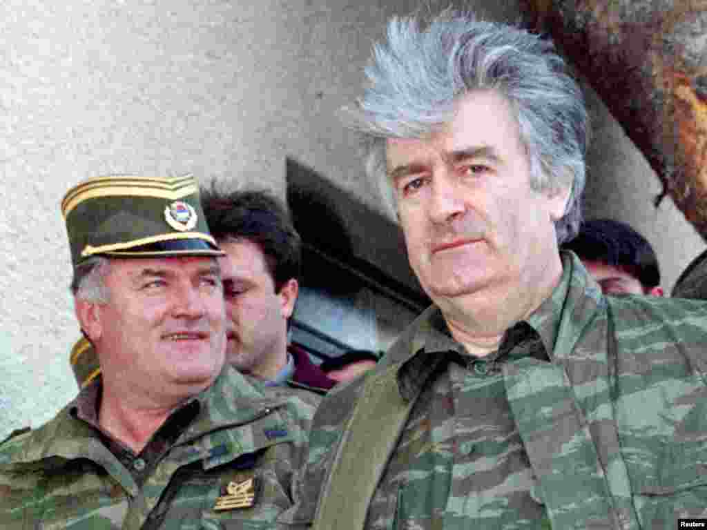 Ратко Младич и Радован Караджич, апрель 1993