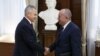 Russia - Russian Defense Minister Sergei Shoigu (L) meets with his Armenian counterpart Arshak Karapetian, Moscow, August 11, 2021.