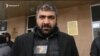 Участник акции протеста в Маралике возле здания местной администрации, 4 мартя 2019 г. 