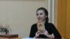 Belma Malagić na promociji knjige, 2014.
