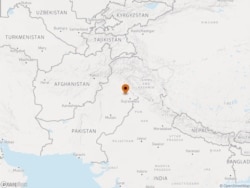 The epicenter of the quake.