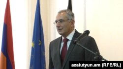 Գյումրիում Գերմանիայի հյուպատոս Ալեքսան Տեր-Մինասյան, Գյումրի, 26-ը հունվարի, 2018 թ․ 